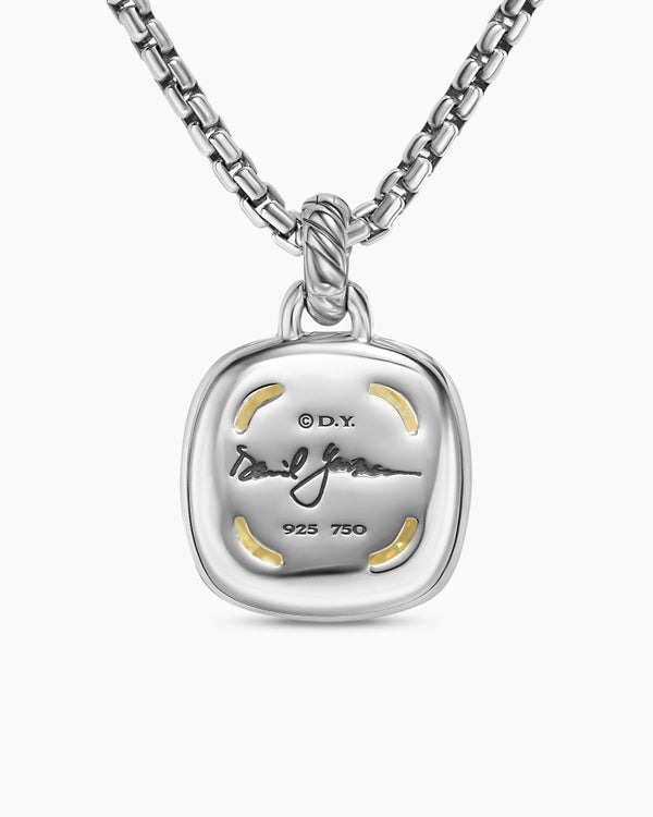 Albion® Pendant in Sterling Silver with 18K Yellow Gold and Champagne Citrine, 15mm