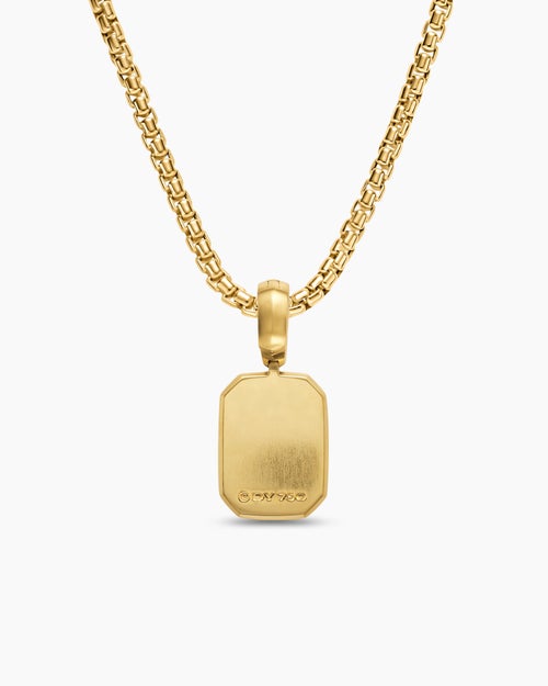 Womens Petrvs® Petite Bee Amulet in 18K Yellow Gold with Carnelian, 12.8mm