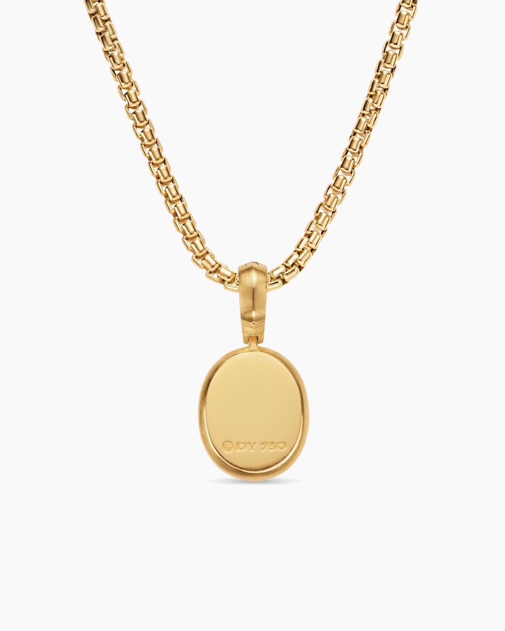 Womens Petrvs® Petite Scarab Amulet in 18ct Yellow Gold with Black Mother of Pearl, 12.1mm