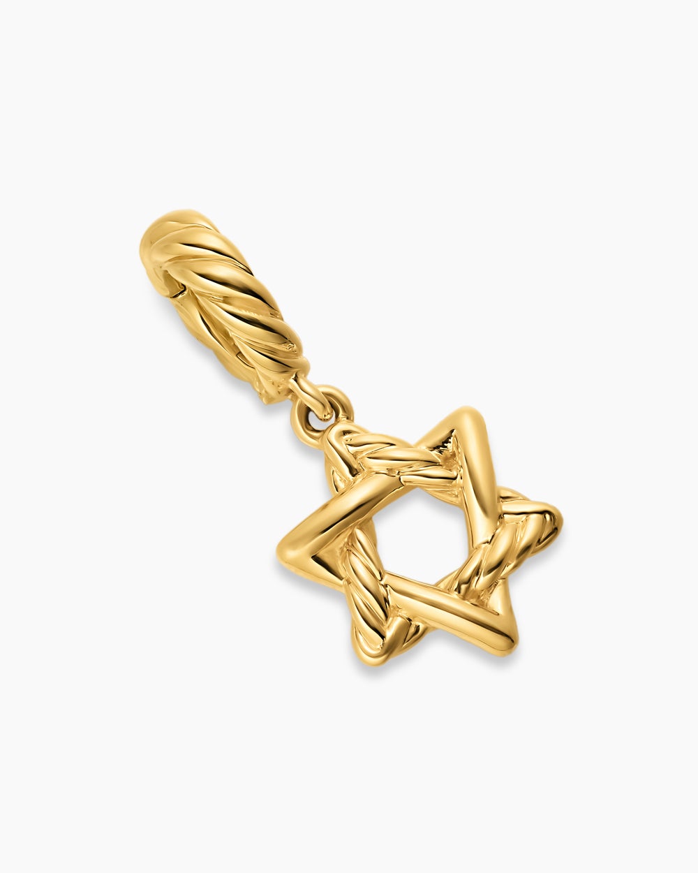 Womens Star of David Amulet in 18ct Yellow Gold, 8.2mm