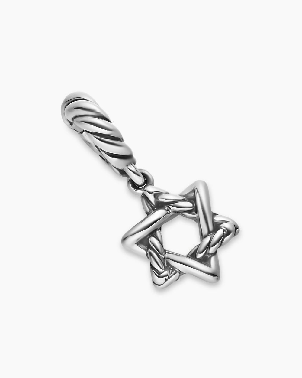 Womens Star of David Amulet in Sterling Silver, 8.2mm