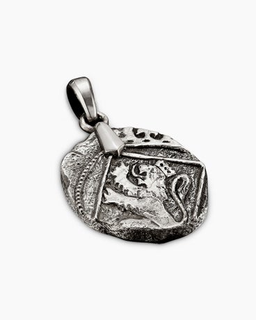 Shipwreck Coin Amulet in Sterling Silver, 34mm