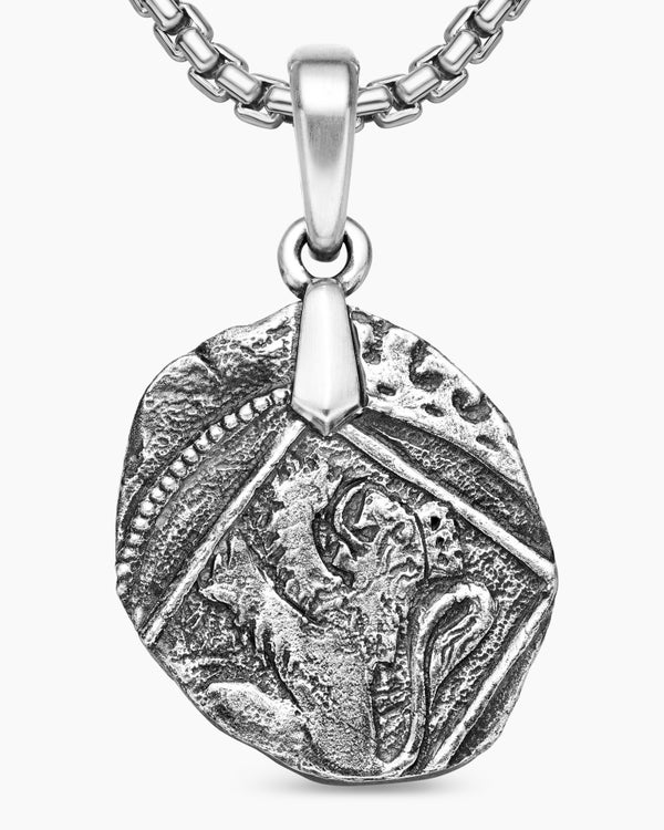 Shipwreck Coin Amulet in Sterling Silver, 28.4mm