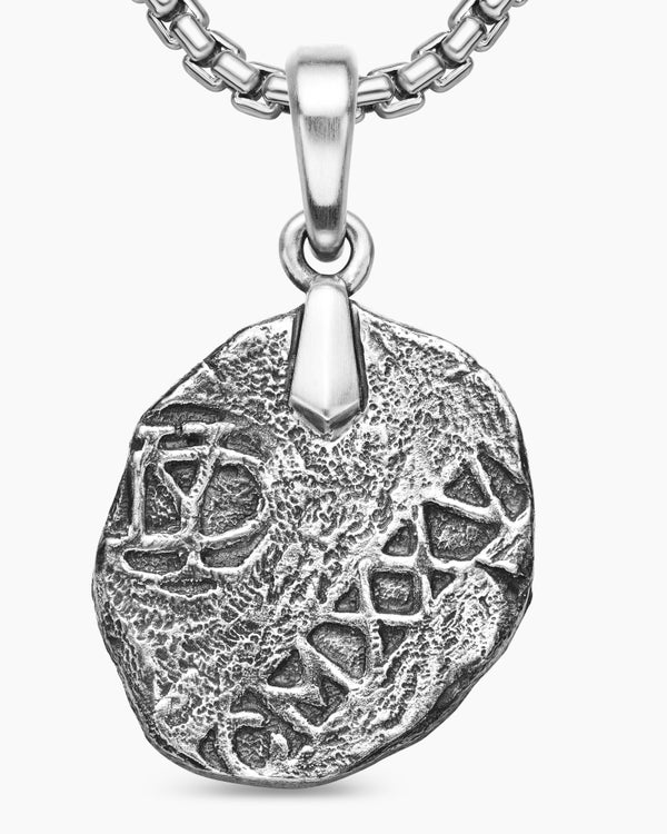 Shipwreck Coin Amulet in Sterling Silver, 28.4mm