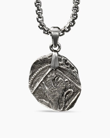 Shipwreck Coin Amulet in Sterling Silver, 34mm