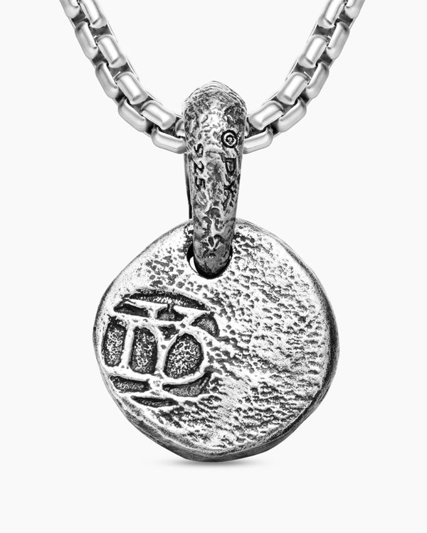 Shipwreck Coin Amulet in Sterling Silver, 10.5mm