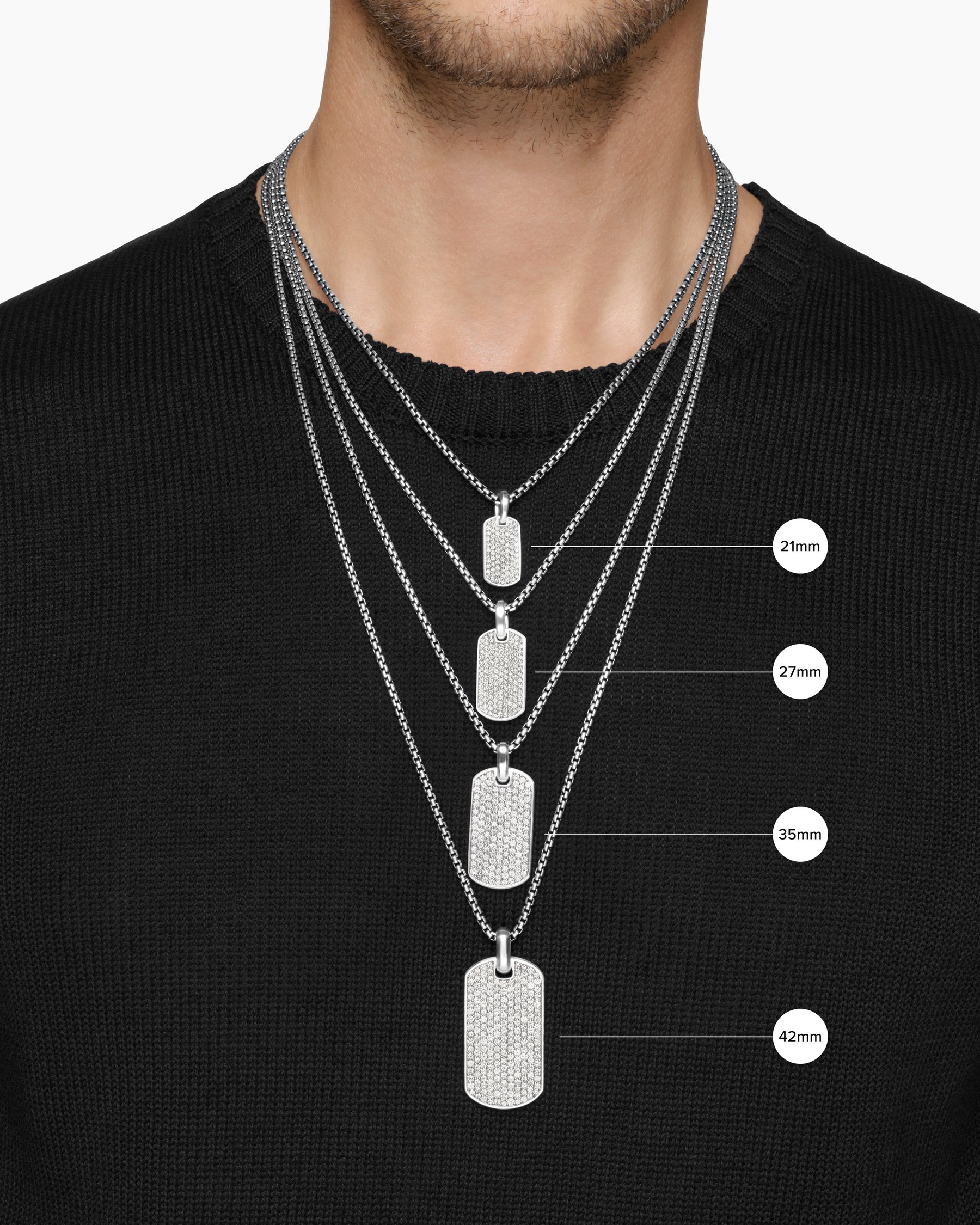 22 David Yurman dog tag charm display picture 1