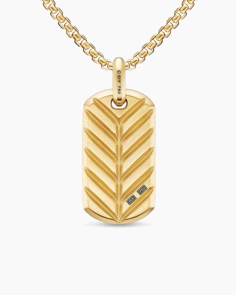 Médaille Chevron en or jaune 18 carats avec diamants noirs, 35 mm hommes