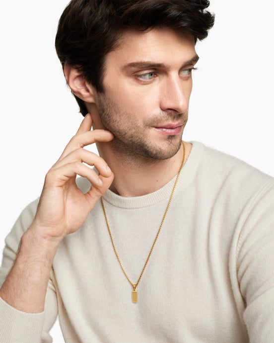 Streamline® Amulet in 18K Yellow Gold, 17mm