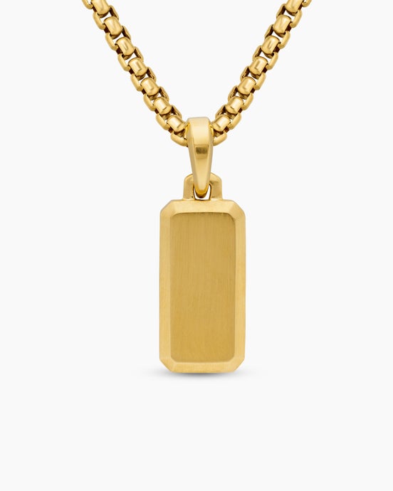 Streamline® Amulet in 18K Yellow Gold, 17mm