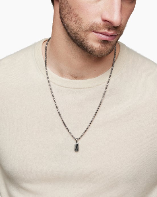 Streamline Amulet in Sterling Silver, 17mm