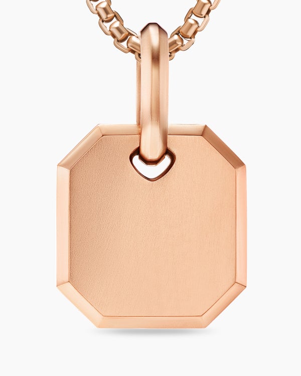 Amulette Roman en or rose 18 carats, 15 mm