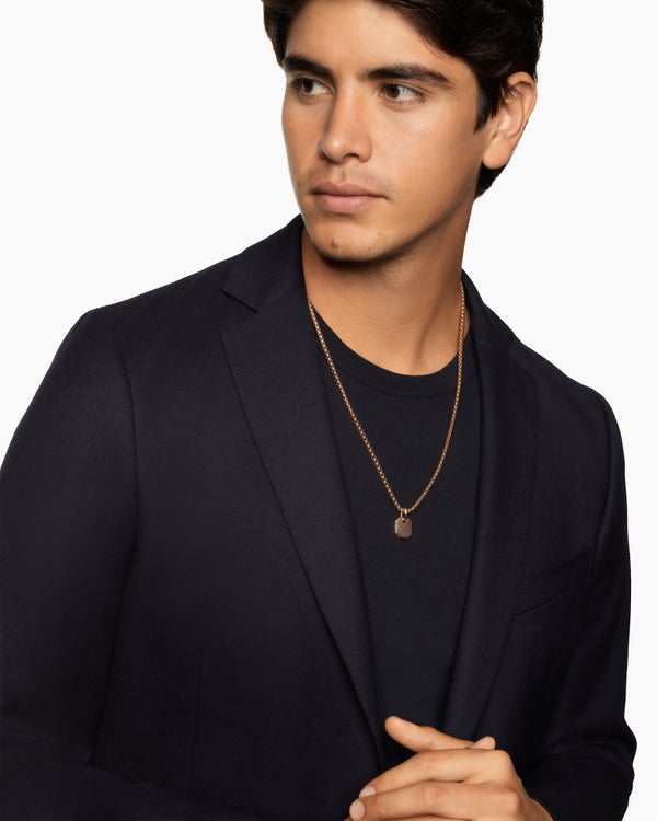 Amulette Roman en or rose 18 carats, 15 mm