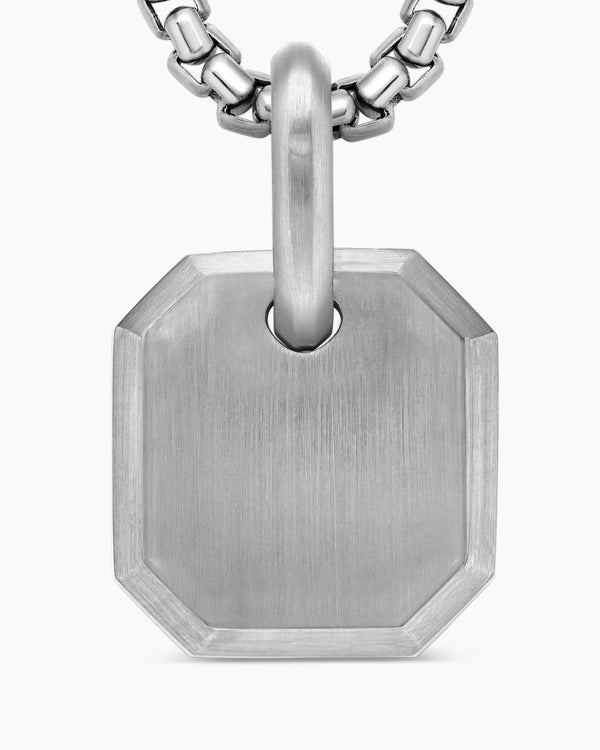 Octagonal Amulet in Platinum, 15mm