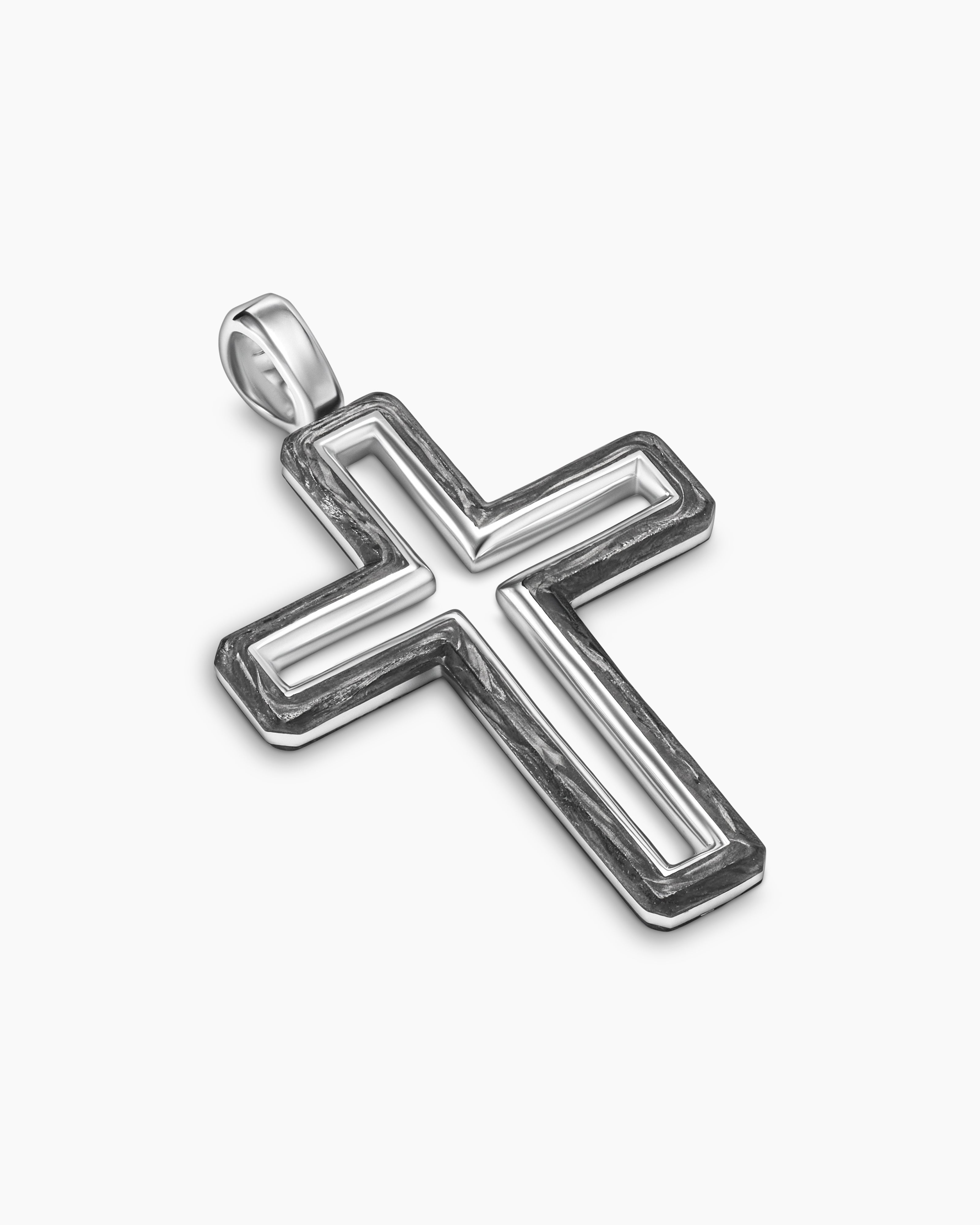 David Yurman Chevron Cross Pendant in Sterling Silver, 33.5mm Men's -  ShopStyle Jewelry
