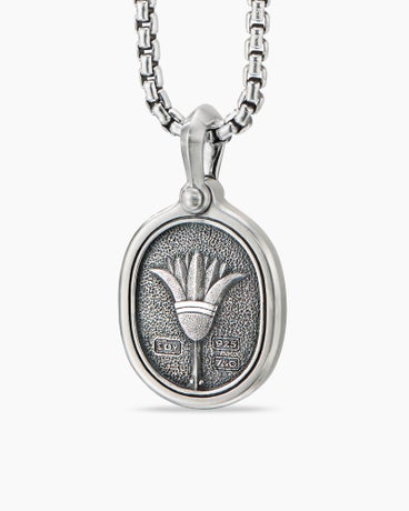 Petrvs® Scarab Amulet in Sterling Silver with 18K Yellow Gold, 32.3mm