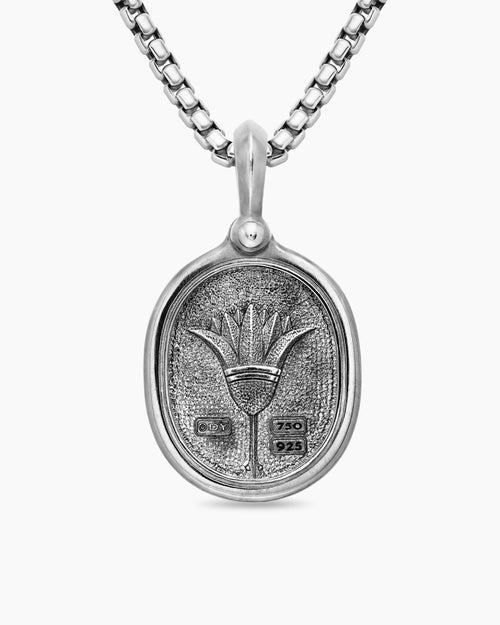 Mens Petrvs® Scarab Amulet in Sterling Silver with 18K Yellow Gold, 24mm
