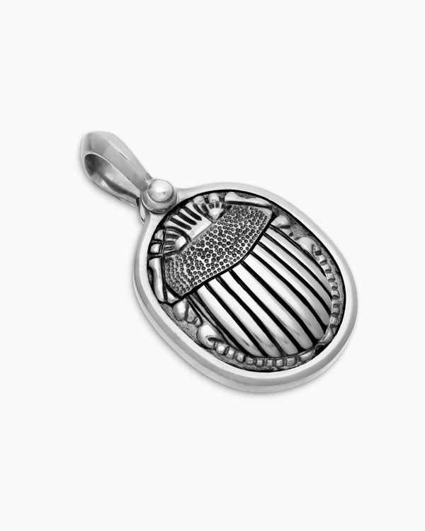 Amulette scarabée Petrvs® en argent sterling, 32,3 mm
