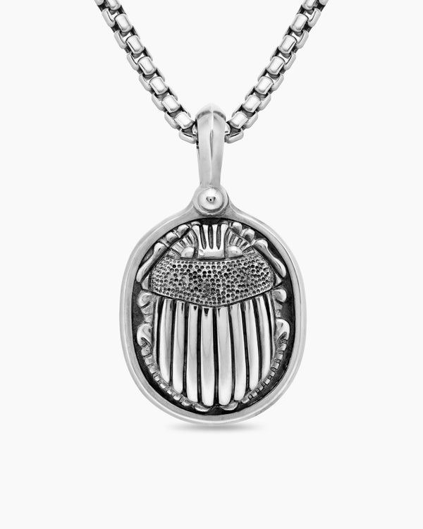 Amulette scarabée Petrvs® en argent sterling, 32,3 mm