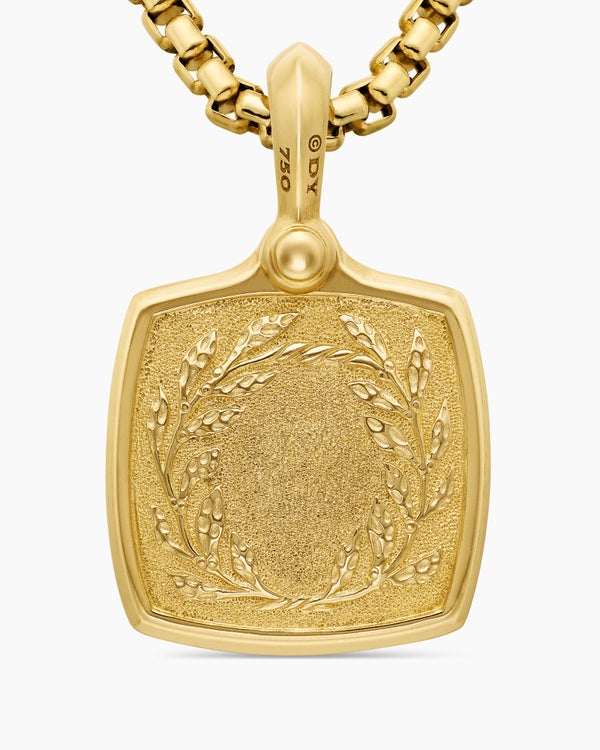 Amulette cheval Petrvs® en or jaune 18 carats, 19 mm