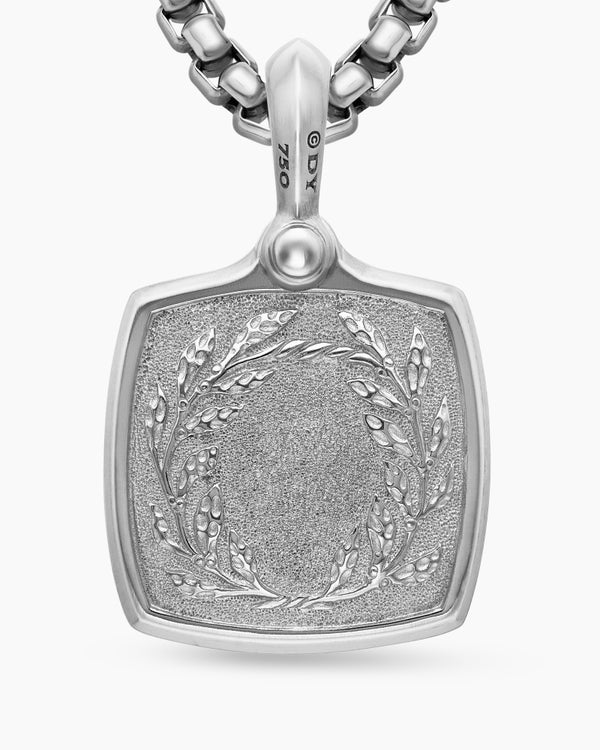 Amulette cheval Petrvs® en argent sterling avec or jaune 18 carats, 19 mm