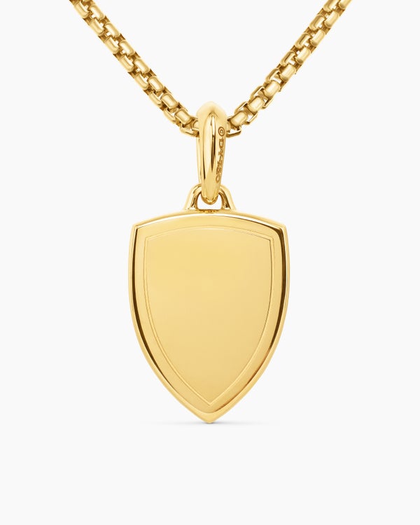 St. Michael Amulet in 18K Yellow Gold, 26mm