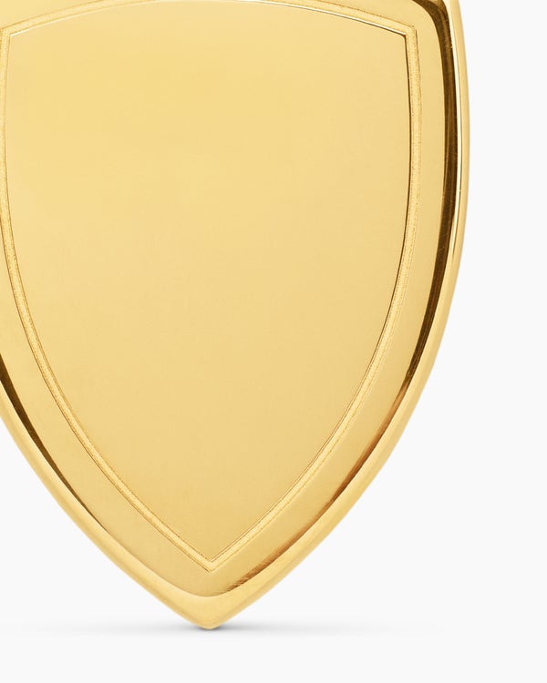 St. Michael Amulet in 18K Yellow Gold, 26mm