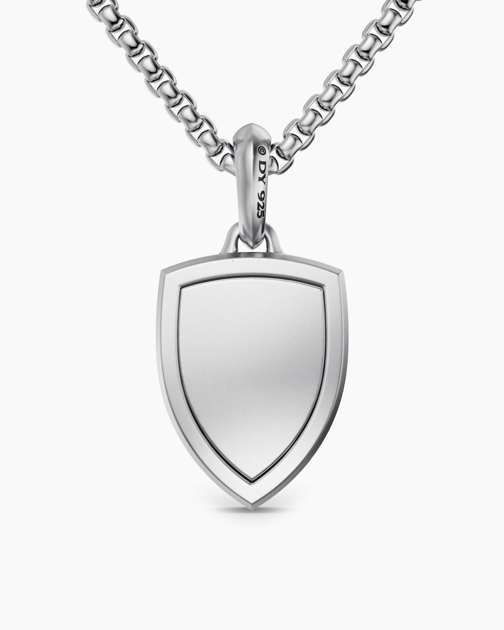 Mens St. Michael Amulet in Sterling Silver with 14K Yellow Gold, 26mm