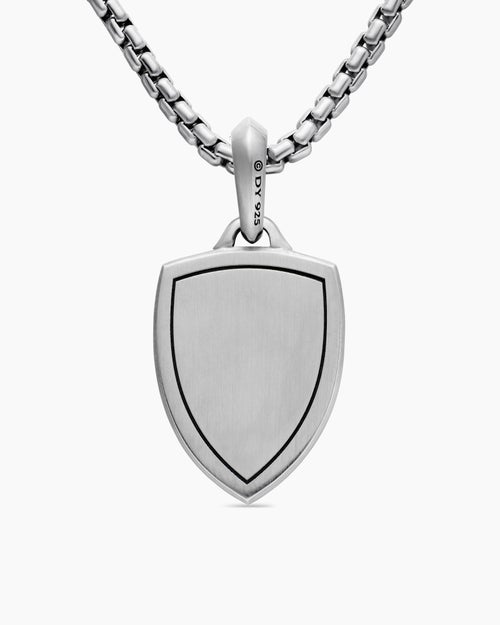 Mens St. Michael Amulet in Sterling Silver, 26mm