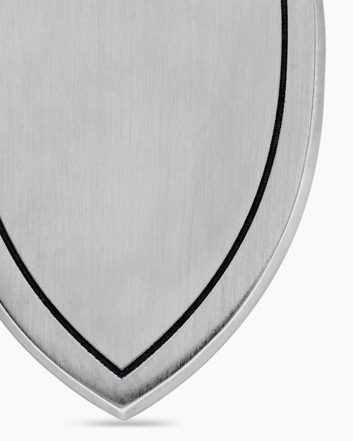 Mens St. Michael Amulet in Sterling Silver, 26mm