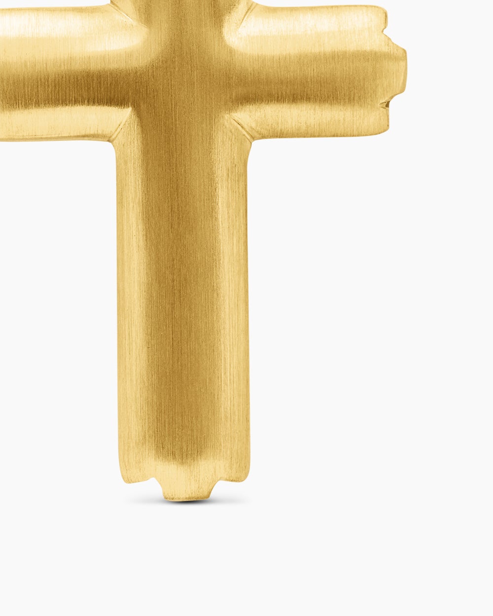 Pendentif Croix en or jaune 18 carats, 34 mm hommes