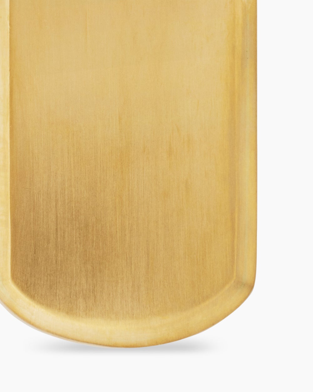 Mens Chevron Tag in 18K Yellow Gold, 35mm