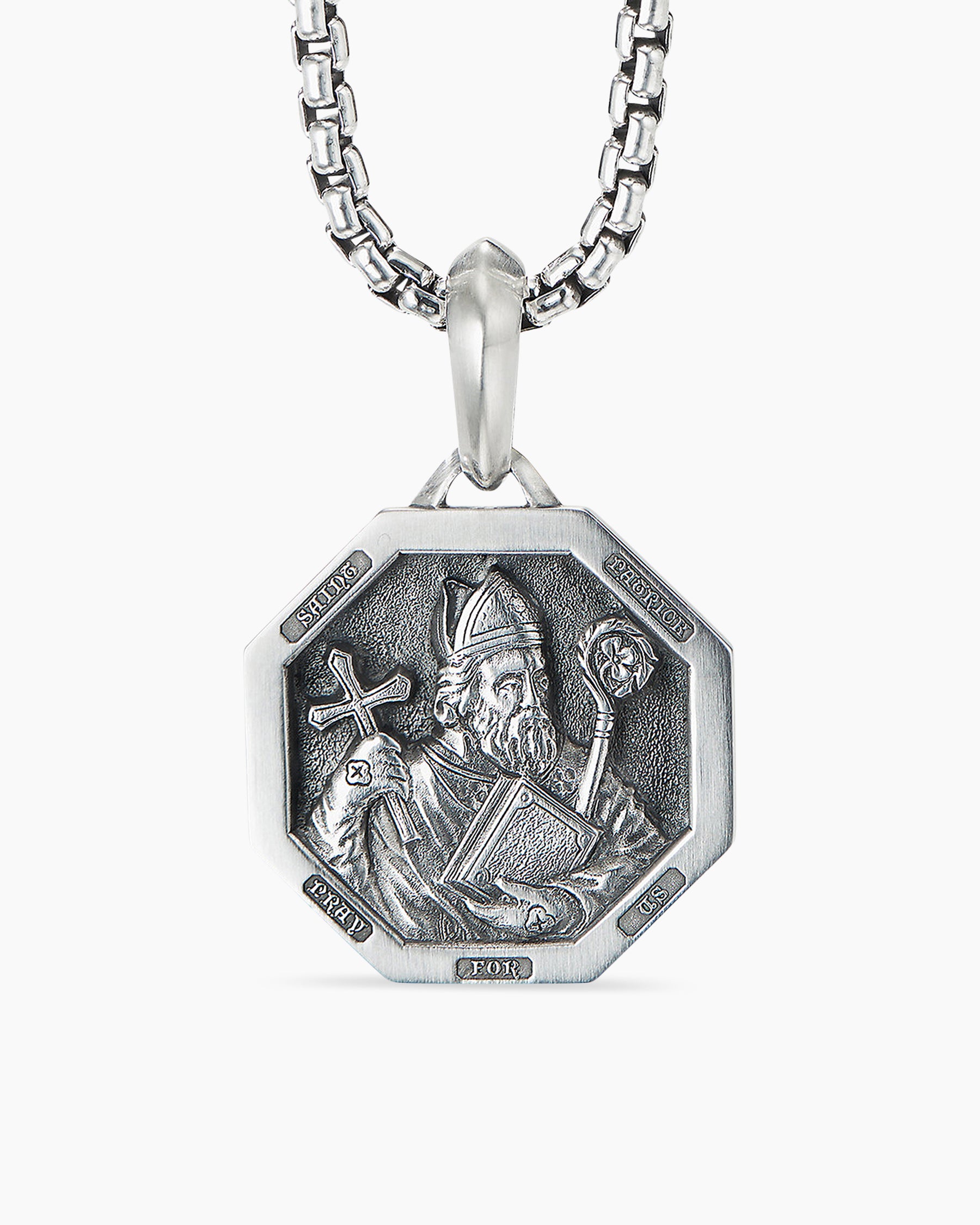 David Yurman Sterling Silver St. Francis Amulet