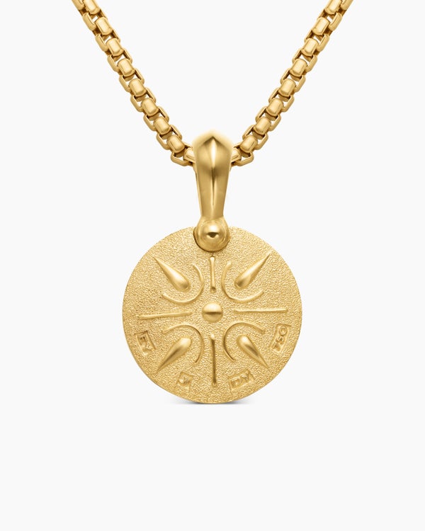 Petrvs® Lion Amulet in 18K Yellow Gold, 19.3mm