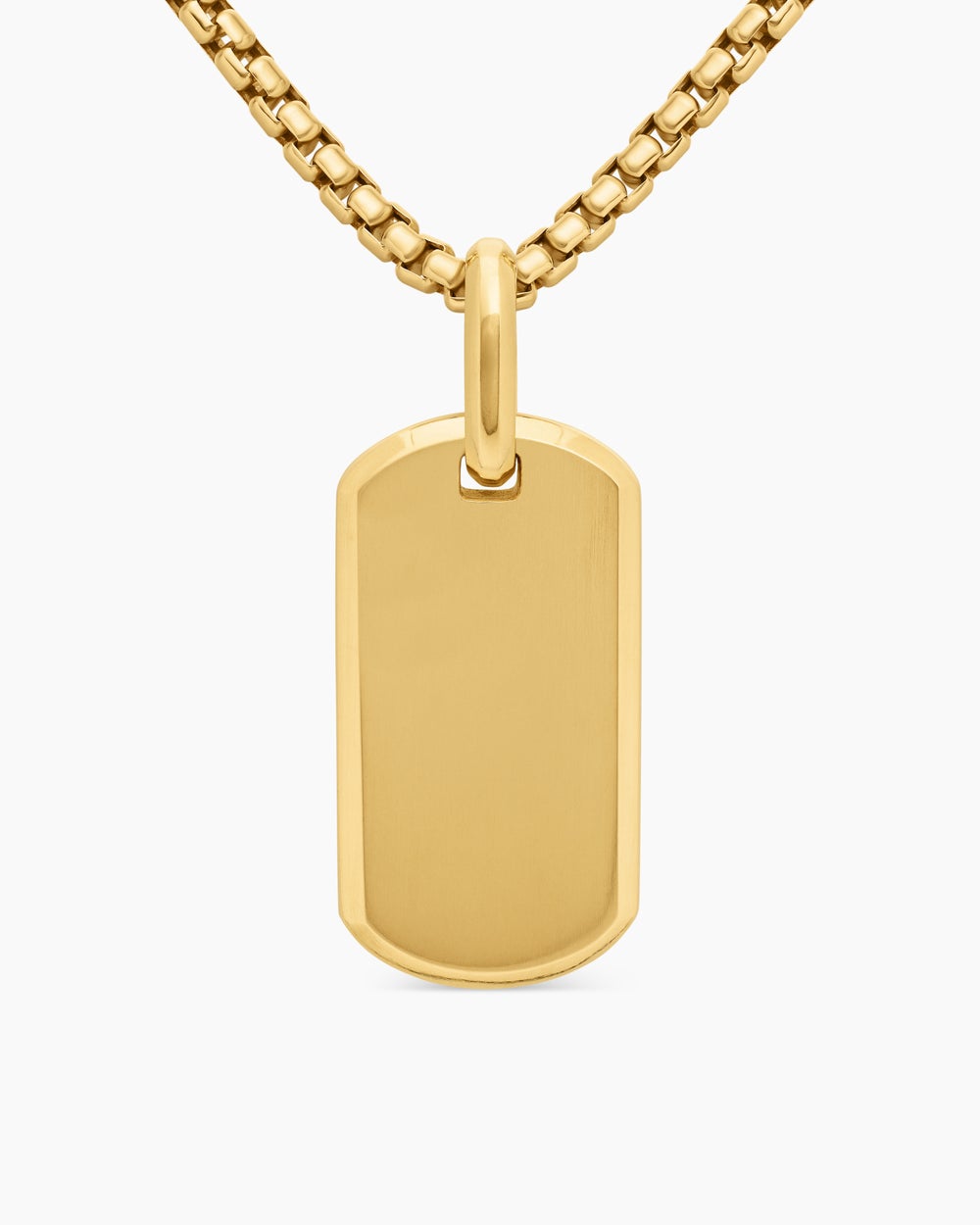 Médaille Chevron en or jaune 18 carats, 27 mm homme