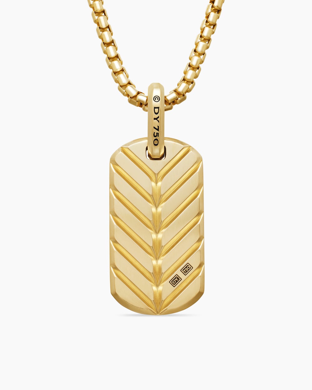 Médaille Chevron en or jaune 18 carats avec jade néphrite, 27 mm homme