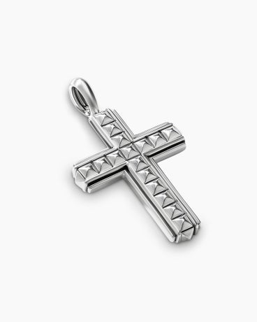 Pyramid Cross in Sterling Silver, 37mm