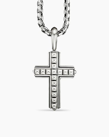 Pyramid Cross in Sterling Silver, 24mm