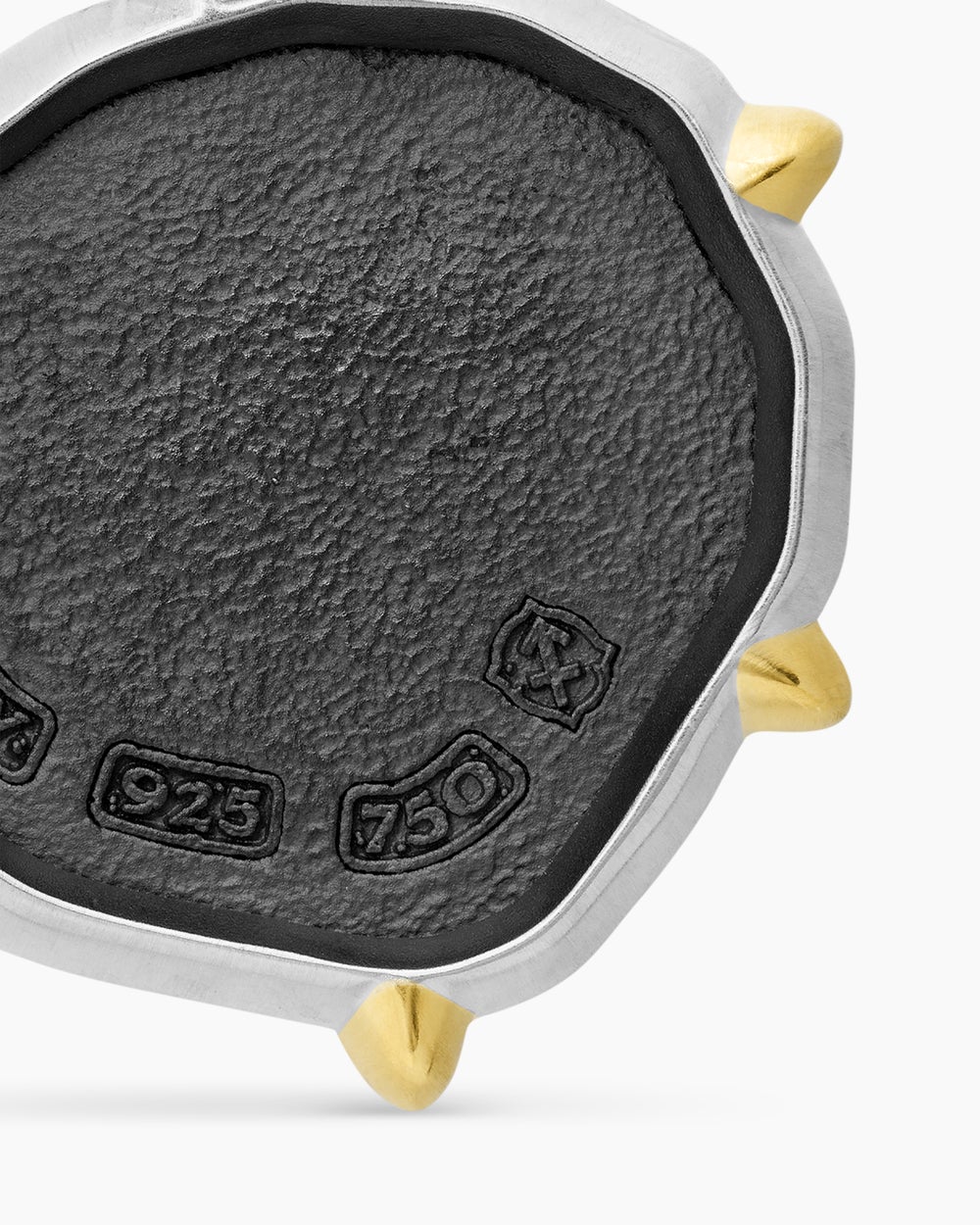 Amulette Sagittaire en argent massif avec or jaune 18 carats, 23 mm homme