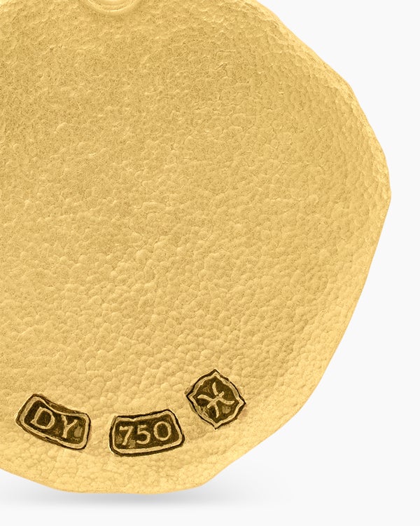 Amulette Poisson en or jaune 18 carats, 27 mm