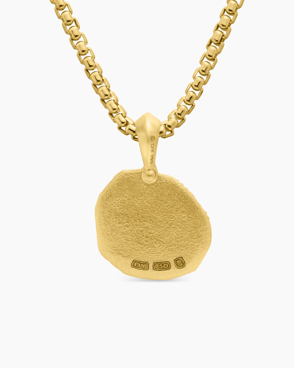 Amulette Scorpion en or jaune 18 carats, 17 mm homme