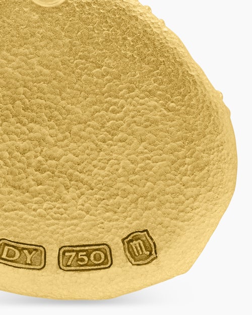 Mens Scorpio Amulet in 18ct Yellow Gold, 17mm