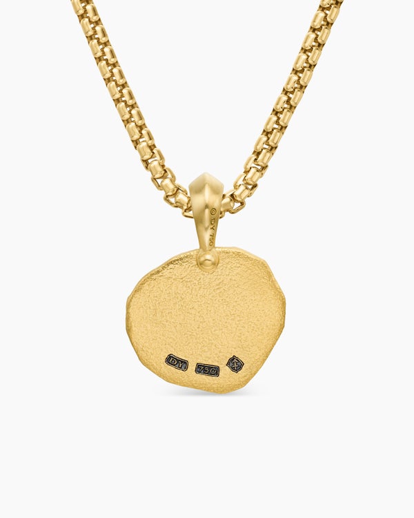 Amulette Sagittaire en or jaune 18 carats, 27 mm