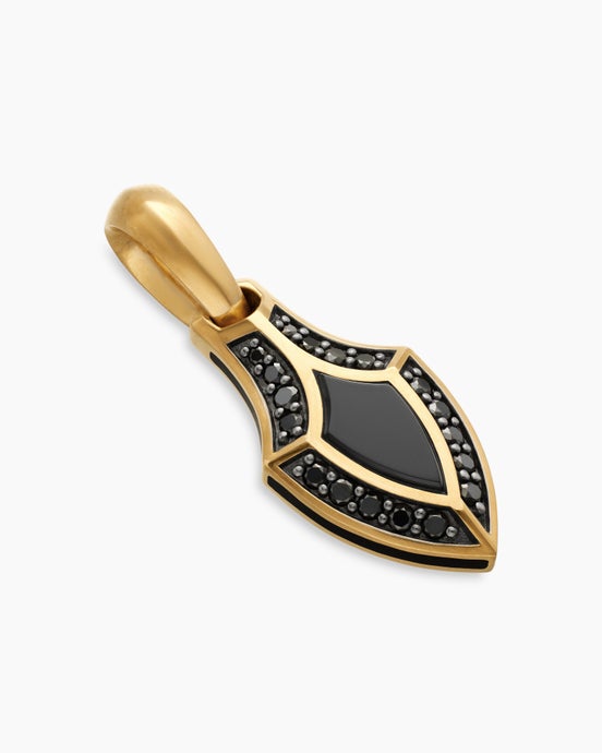 Armory Gothic Amulet in 18K Yellow Gold, 22.6mm