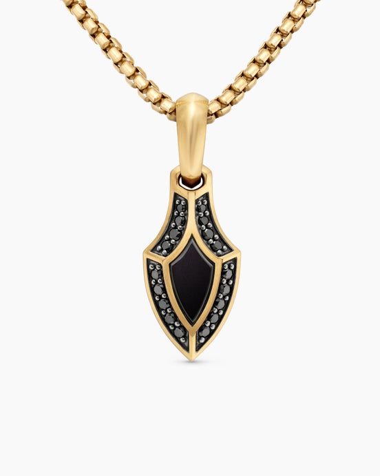 Armory Gothic Amulet in 18K Yellow Gold, 22.6mm