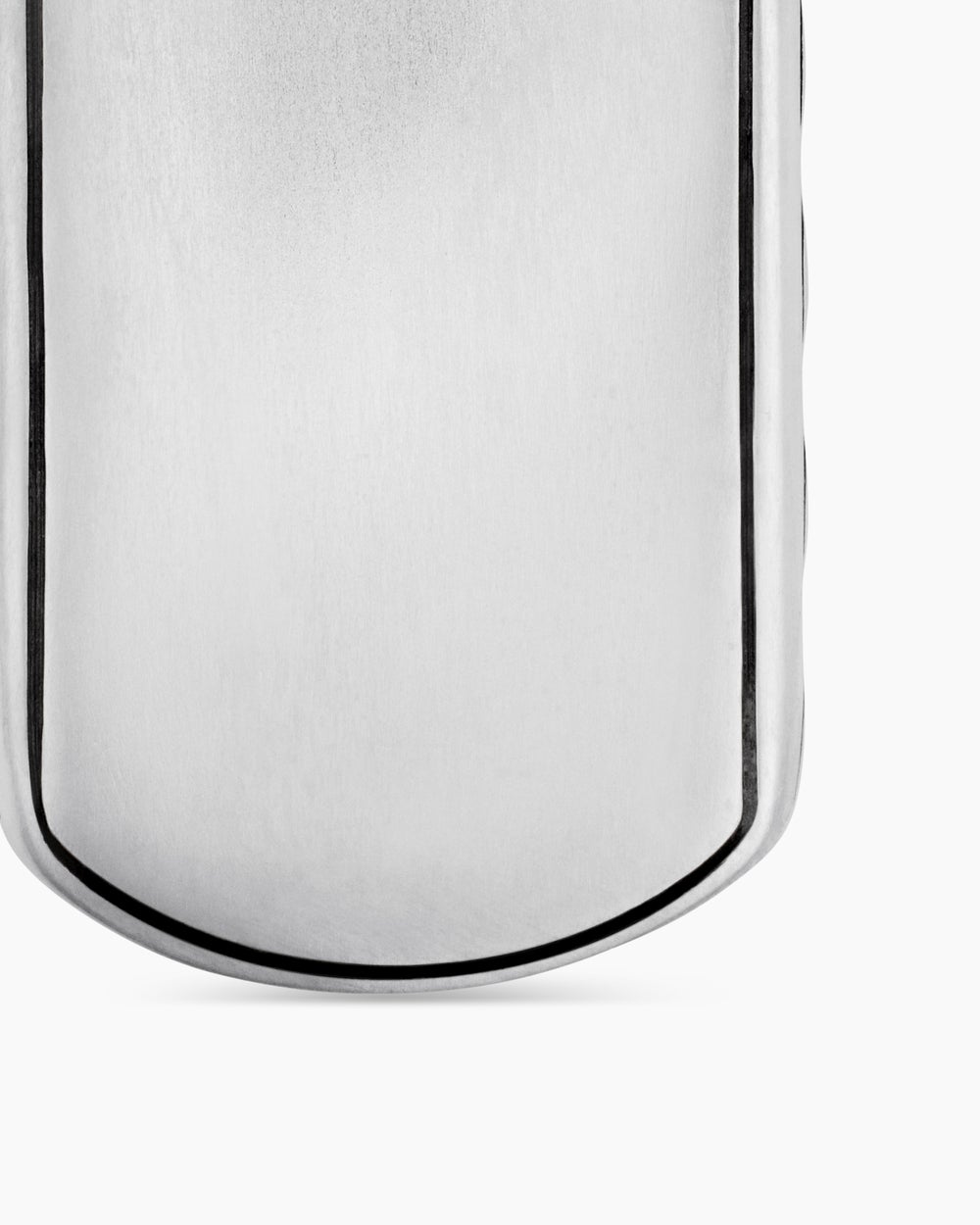 Médaille Sculpted Cable en argent massif, 27 mm homme