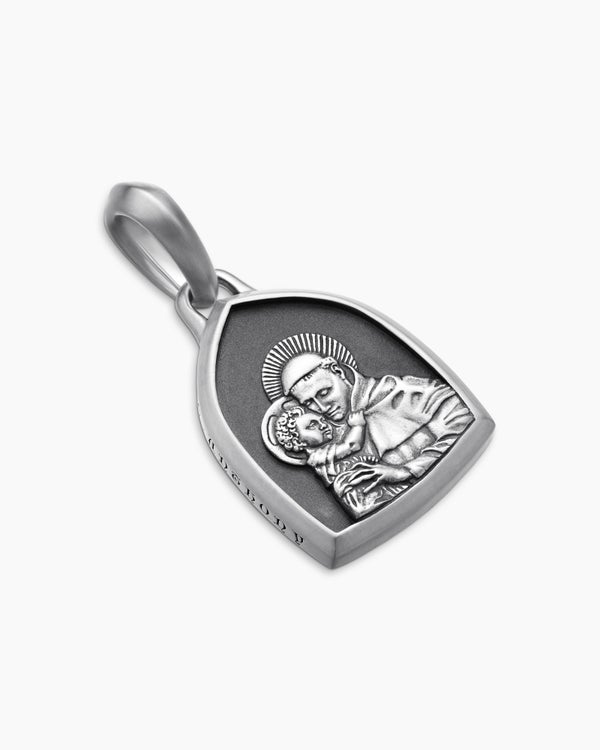 St. Anthony Amulet in Sterling Silver, 21.8mm