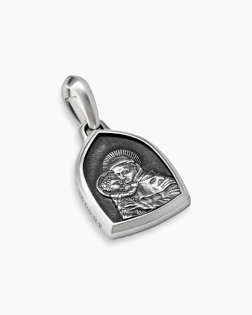 St. Anthony Amulet in Sterling Silver, 21.8mm