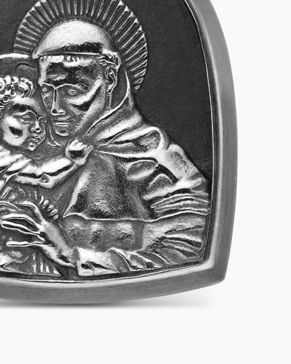 St. Anthony Amulet in Sterling Silver, 21.8mm