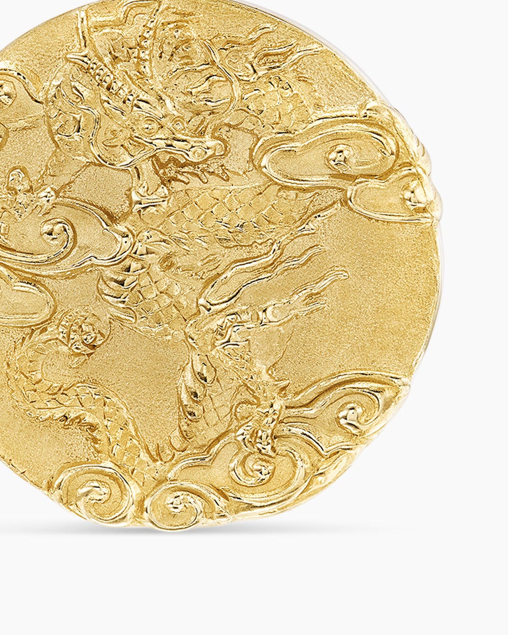 Amulette dragon en or jaune 18 carats